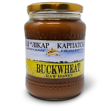 Goshen Honey Amish Extremely Raw Carpathian Pure Buckwheat Honey 100% Organically Natural With Life Enzymes Health Benefits | Un