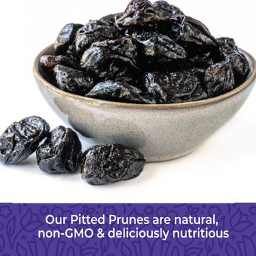 Prunes Pitted Unsweetened 2Lbs, Dried Prunes For Constipation, Dried Plums Pitted Prunes, Naturally Sweet And Unsulphured, Dried