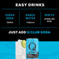 Q MIXERS Club Soda Mixer, Premium Natural Ingredients, 7.5 Fl Oz (Pack of 24), Model CAN-LTN75-SHP