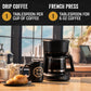 Black   Coffee Company Silencer Smooth, 5 Lb Bag, Ground Coffee Light Roast - Roasted Blend Made From Arabica Beans - Colombian & Brazilian Beans - Veteran Founded & American Made