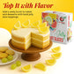 NY Spice Shop Lemon Fruit Slices Candy - 8 Ounce Citrus Flavor Chewy Jelly Fruit Slices Candy - Old Fashioned Sliced Lemon Fruit