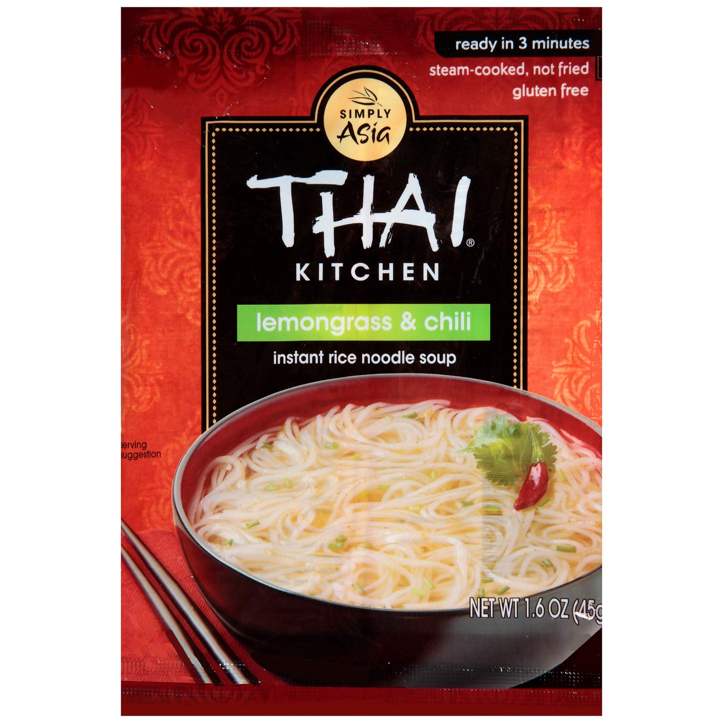 Thai Kitchen Instant Rice with Lemon Grass & Chili, 1.6 oz (Pack of 12)