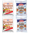 Fiji's FMF - PUNJAS Variety Breakfast Crackers, Light & Crunchy Biscuit Snack (Pack Of 4 x 375) Combo-Deal, Delicious Combinatio