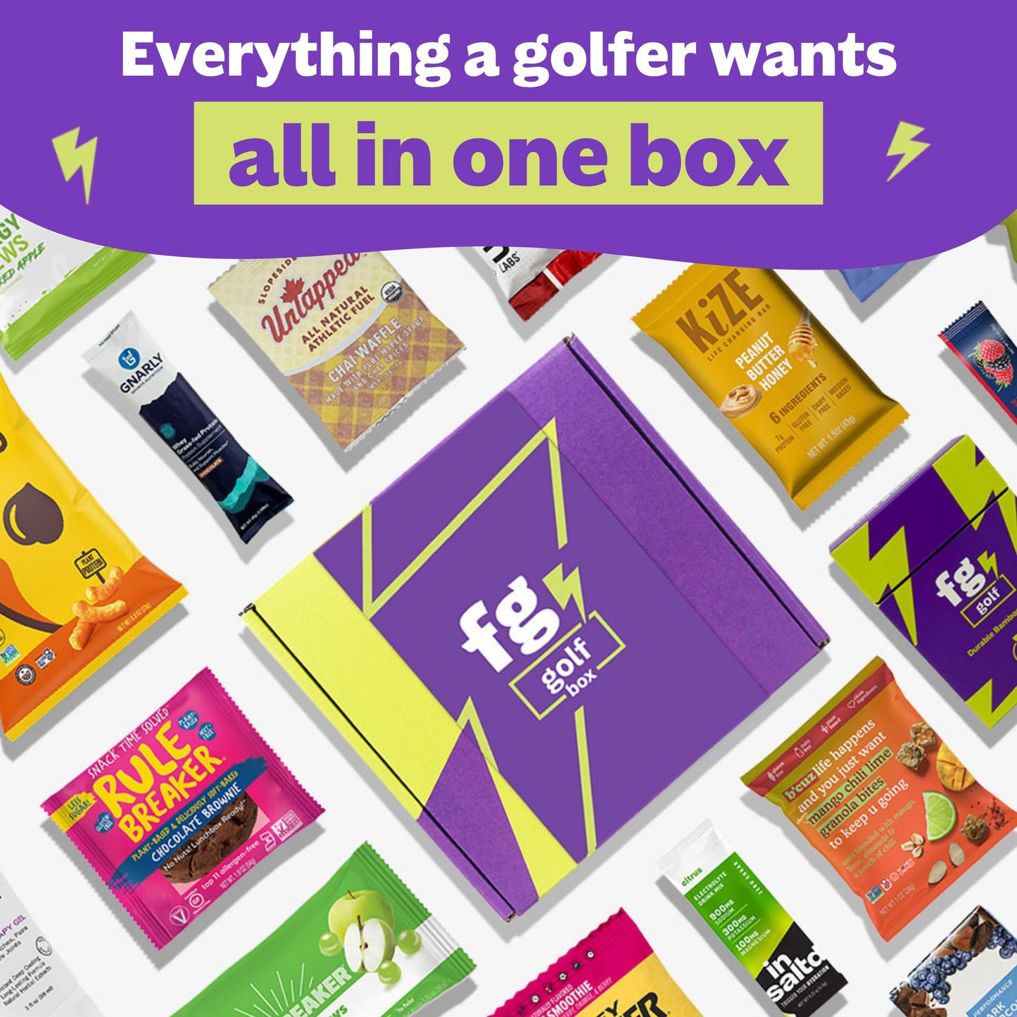 The Golf Box By Fuel Goods - Best Golf Gift Box For Women And Men, 10-12 Enhanced On Course Golf Accessories And Tournament Essentials; Golf Gifts