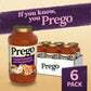 Prego Cremini Pomodoro With Roasted Garlic Pasta Sauce, 23.5 OZ Jar (Pack of 6)