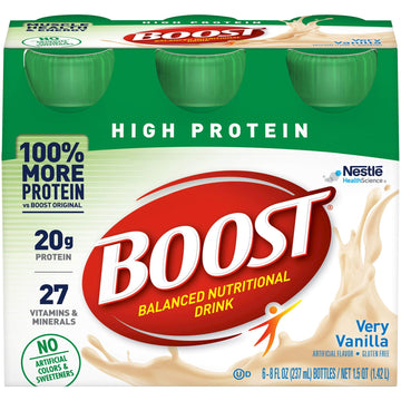 Boost High Protein Nutritional Energy Drink  8 Ounce Bottle  6 Pk (Pack Of 4)