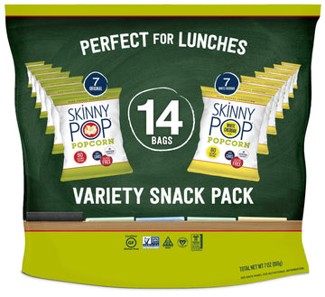 SkinnyPop Variety Pack, 0.5 Oz, 14 Ct