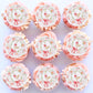 40PCS Silly Goose Party Cupcake Toppers Wafer Paper Goose Birthday Party Decorations Kids Baby Boy Girl Party Cake Decorations
