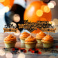 Ercadio 24 Pack Halloween Cupcake Toppers Glitter Halloween Cupcake Picks With Bat Pumpkin Ghost Cupcake Decors For Halloween Th
