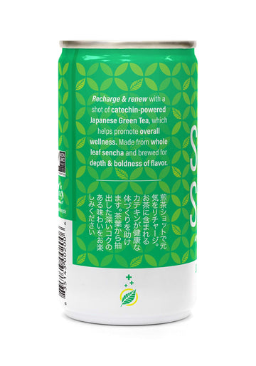 ITO EN Sencha Shot Green Tea, Unsweetened, 6.4 Fl Oz, Pack of 30, Multi Color