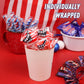 Sweetzo Red, White and Blue Star Suckers - 4th of July Individually Wrapped Lollipops, Standard Size