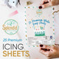 Splendid Sensations 25 ct Edible Paper  Edible Printer  Edible Images for Cakes  Edible Paper for Cakes and Cookies  Sugar Paper  Icing Sheets  Edible Cake Images  Edible Cake Prints