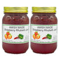 Amish Strawberry Rhubarb Jam - Two 16 Oz Jars