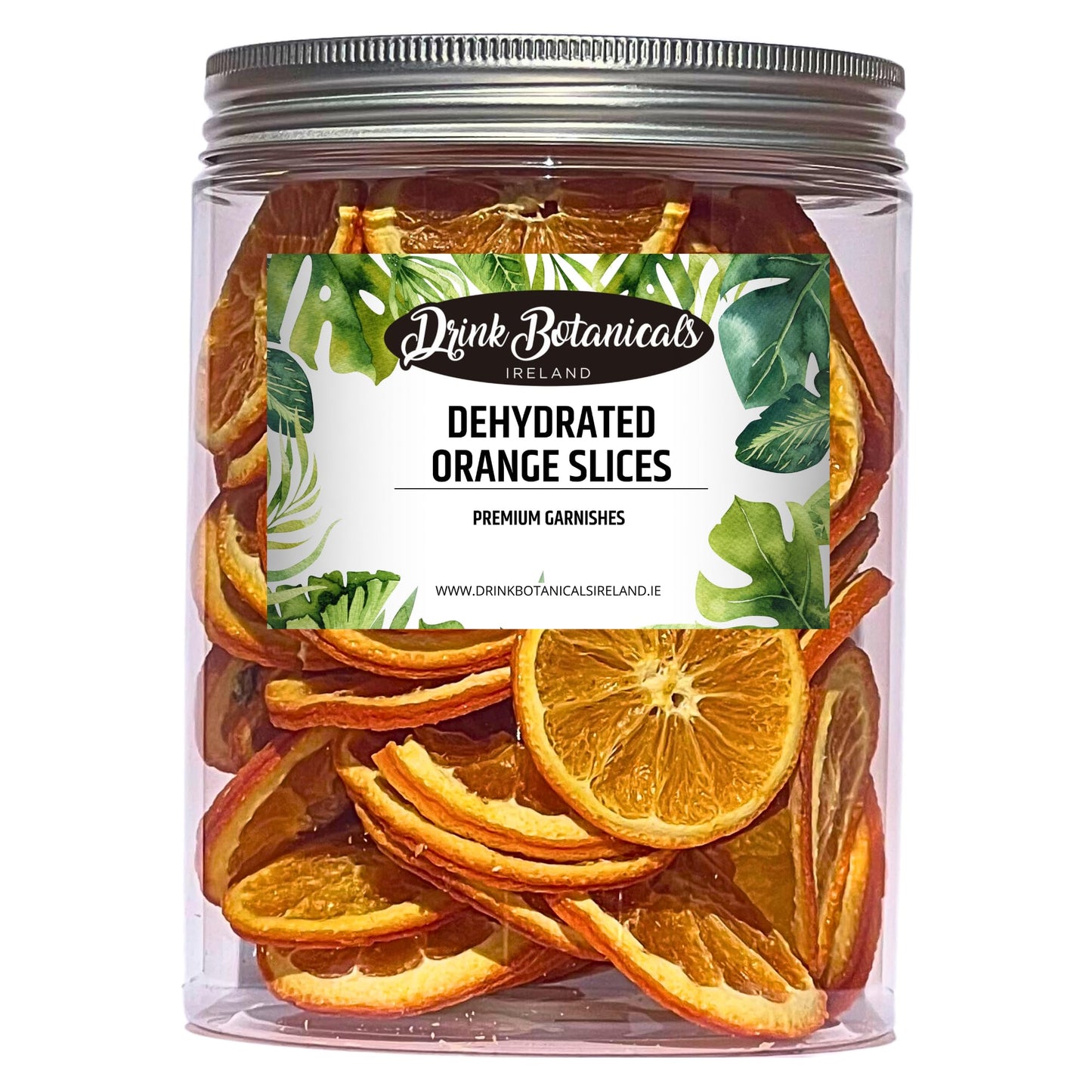 Dehydrated Dried Orange Slices | Wheels | 55 + Servings Approx | 100% Natural | For Cocktails  Wreath Making  Tea  Cakes  Decoration | Dried Orange For Cocktails | PET Jar | 5.29 oz | 150 Grams