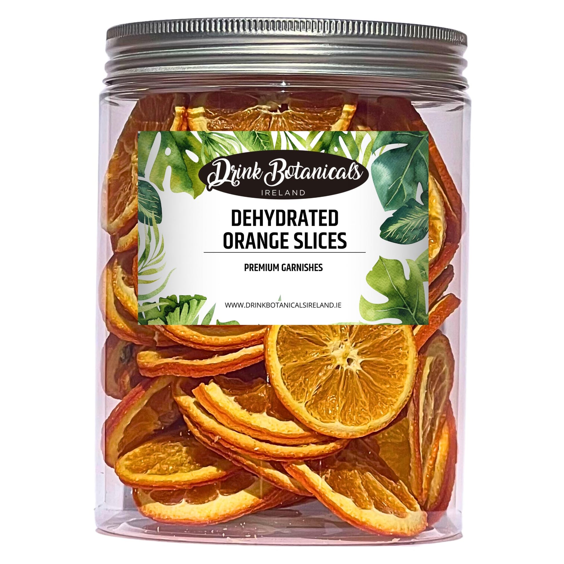 Dehydrated Dried Orange Slices | Wheels | 55 + Servings Approx | 100% Natural | For Cocktails  Wreath Making  Tea  Cakes  Decoration | Dried Orange For Cocktails | PET Jar | 5.29 oz | 150 Grams
