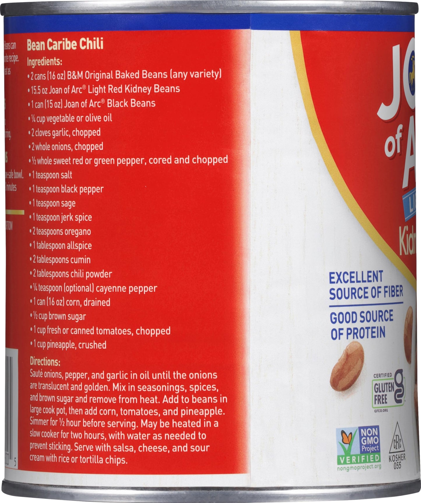 Joan Of Arc Light Red Kidney Beans, 30 Ounce (Pack Of 12)