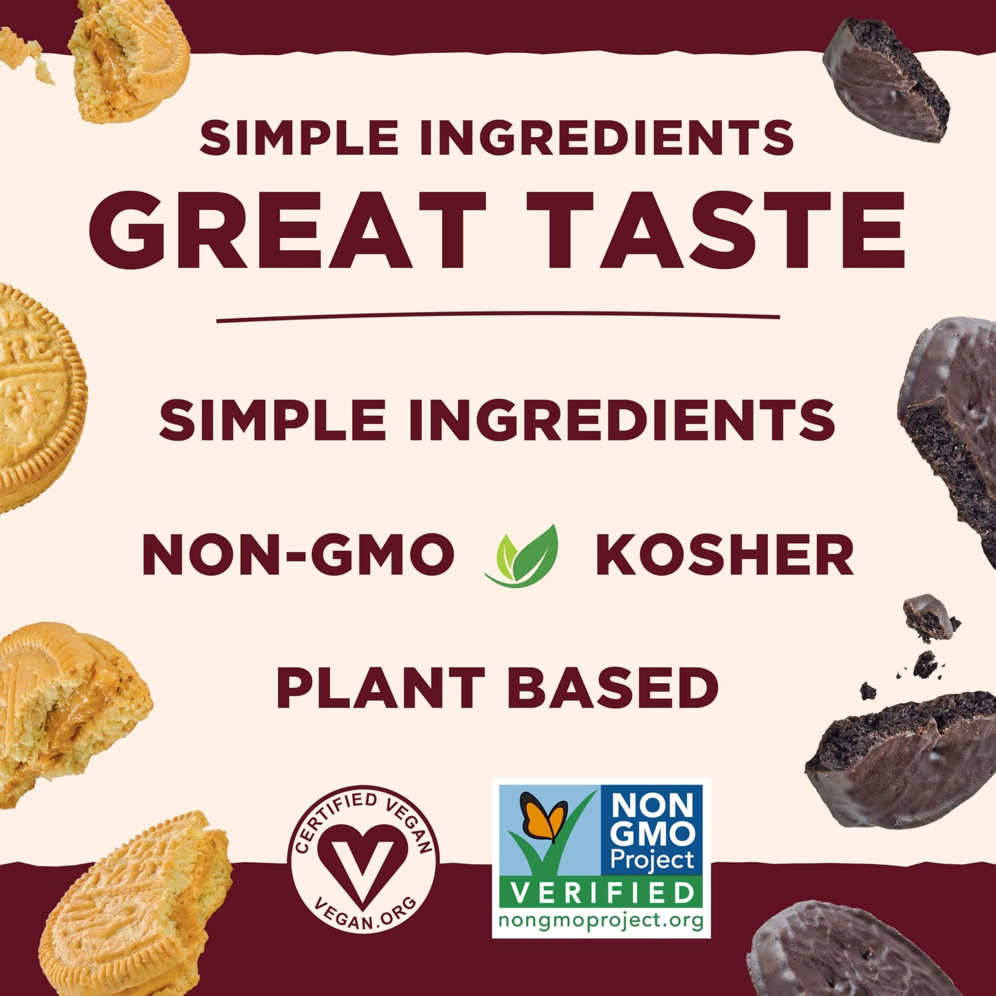 Back To Nature Fudge Mint Cookies - Vegan, Non-Gmo, Made With Wheat Flour, Delicious & Quality Snacks, 6.4 Ounce