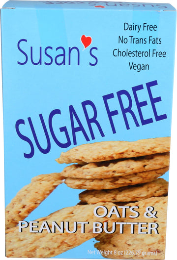 St Amour Susan'S Sugar Free Cookie, Peanut Butter, 8 Ounce