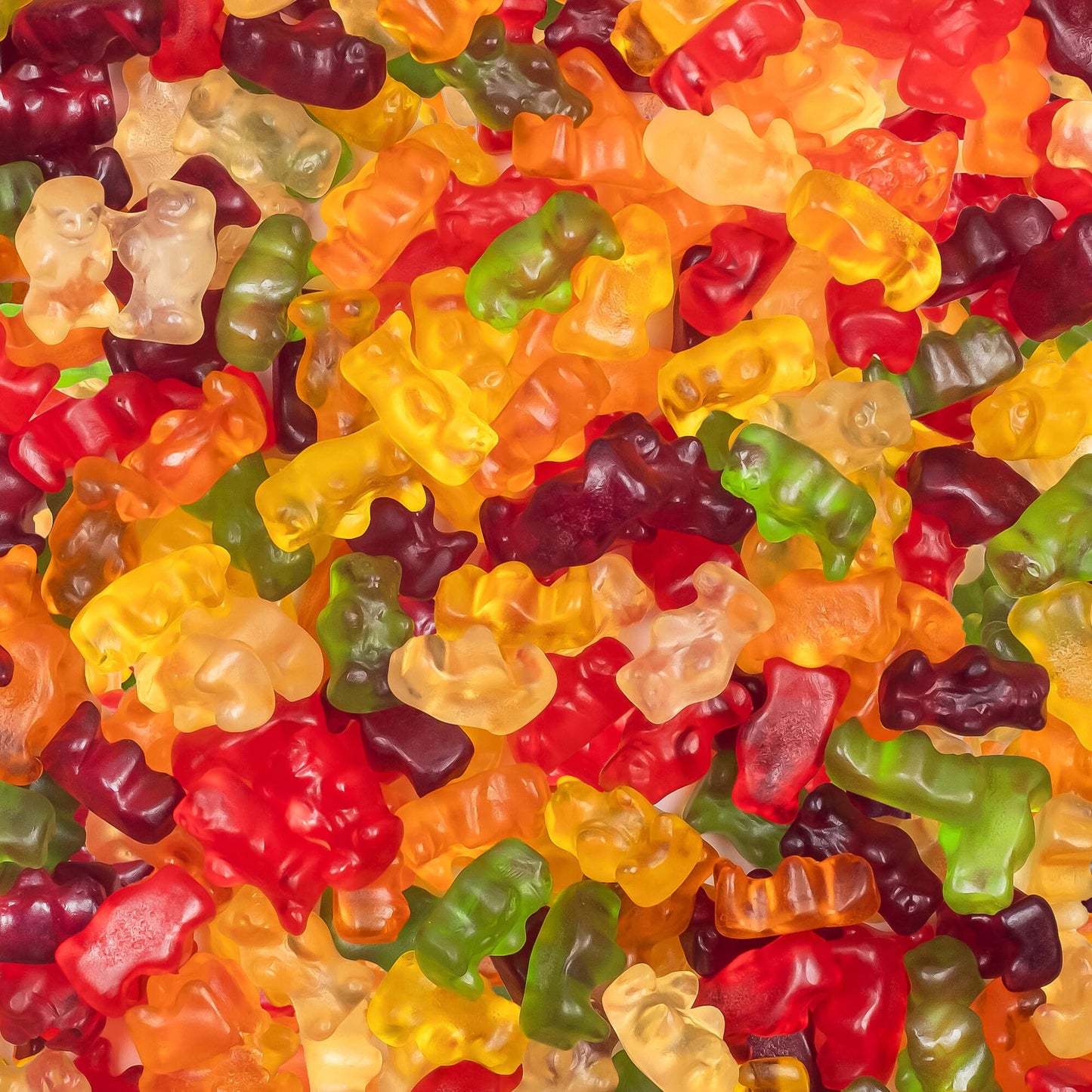 Candy Break Fruity & Sweet Six Flavor Gummy Bears 5 lbs Share Size Bag - Chewy Gummy Bulk Candy Vairety Pack - Snacks for Kids &