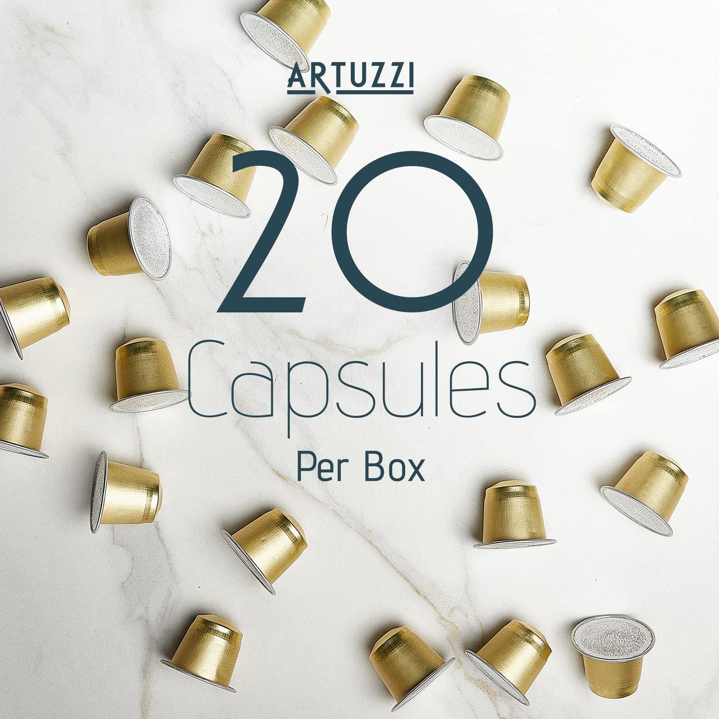 Artuzzi Decaf Espresso Pods for Nespresso Machines | 120ct Aluminum compact pieces | 100% Arabica | Italian Roast
