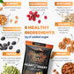 Healthy Earth Snacks 3 Flavors Variety Pack  24 Count | Mixed Nuts & Dried Fruits Gourmet Snacks  Gluten-Free | 8 Packets Per Flavor: Heart Smart Harvest  Feel Good Feast  & Oh! Mega Medley (816g)