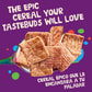 Cinnamon Toast Crunch Breakfast Cereal, Crispy Strawberry Cereal, Family Size, 18.8 oz