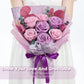 Mosstory Roses Bouquet Purple Gifts For Women Birthday Flowers For Women Forever Flowers Bouquet Gift For Her Wife Anniversary G