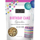 Safe + Fair Birthday Cake Granola – Gluten-Free, Vegan & Plant-Based Snack With Natural Sprinkles – 0G Trans Fat, Non-Gmo, Kosher, Allergen-Free, Whole Grain - 12Oz