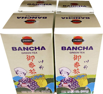 Hime Ban Cha Green Tea, 8-Ounce Boxes (Pack Of 4)