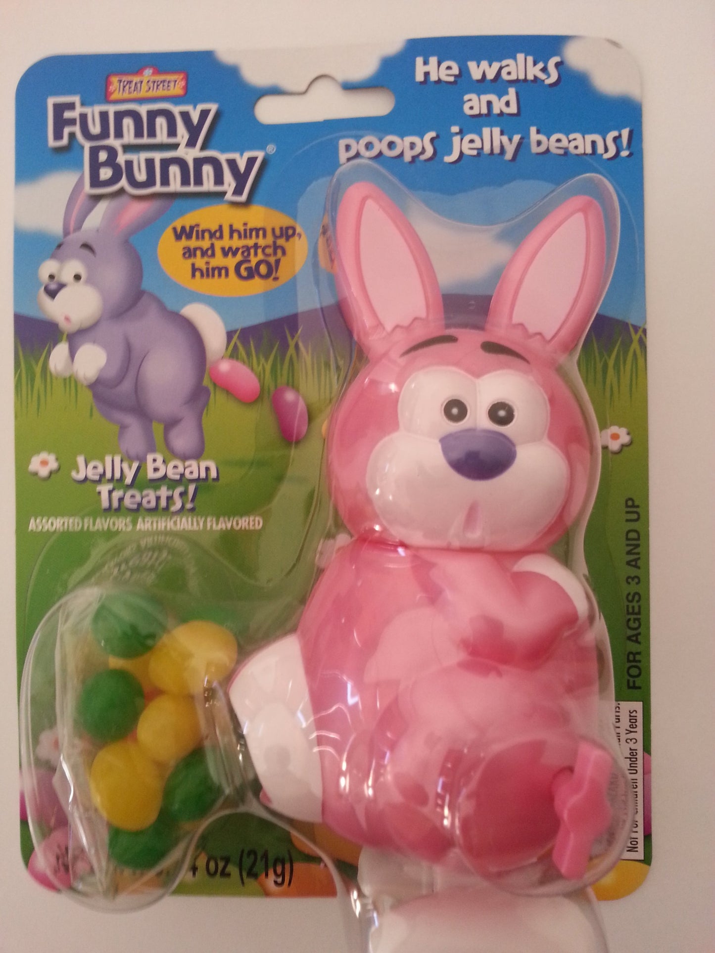 Funny Bunny Jelly Bean Dispenser - Colors Vary