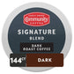 Community Coffee Signature Blend Dark Roast Coffee Pods, 144 Count, Compatible with Keurig 2.0, Pack of 4