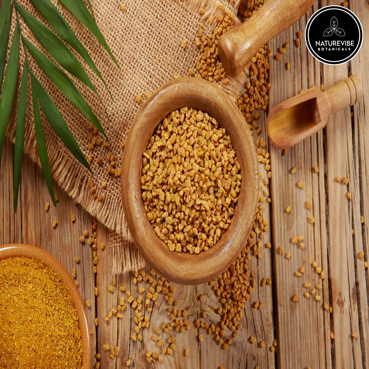 Naturevibe Botanicals Fenugreek Seed Powder, 5Lbs | Methi Seeds Ground | Trigonella Foenum Graecum - 100% Pure & Natural