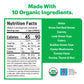 Organic Unsalted 16.9Oz Beef Bone Broth From Gourmend Foods (6 Pack) - Just 10 Ingredients, Low Fodmap Certified, Filler Free, G