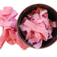 Pink Lemonade Sour Belts - 1 lb of Fresh Chewy Sugar Sanded Sweet Tart Foot Long Candy in Resealable Bag to Ensure Freshness