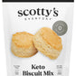 Keto Biscuit Zero Carb Mix - Keto And Gluten Free Biscuit Baking Mix - 0G Net Carbs Per Biscuit - Sweetened With Allulose - No E
