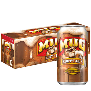 Mug Root Beer Cans, 12 Fl Oz (Pack of 12), Brown, Model 012000810008