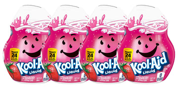 Kool-Aid Soft Drink Mixed (1.62 Fl Oz (Pack of 4), Strawberry)