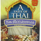 A Taste Of Thai Thin Rice Noodles - 16Oz Pack Of 6 | Made Of Jasmine Rice | Use In Stir-Fries Soups & Stews | Great Side Dish Or Vegan Meal | Gluten-Free | No Preservatives | No Trans Fats | No Msg