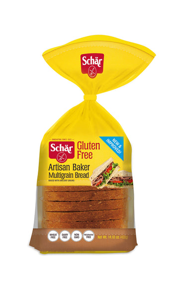 Schr Gluten Free Artisan Baker Multigrain Bread, 14.1 oz., 6-Pack