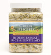 White Rice & Yellow Lentil Superfood Mix - 24 Ounce / 680 Grams Jar (15+ Servings) - Proudly Made In America - Healthy Nourishing Essentials By Green Heights