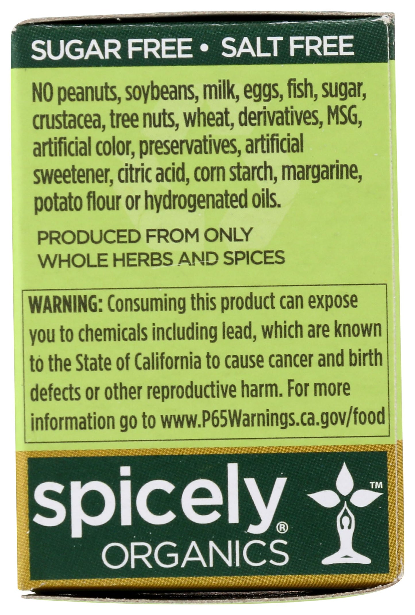 Spicely Organic Adobo Seasoning 0.4 Oz Certified Gluten Free