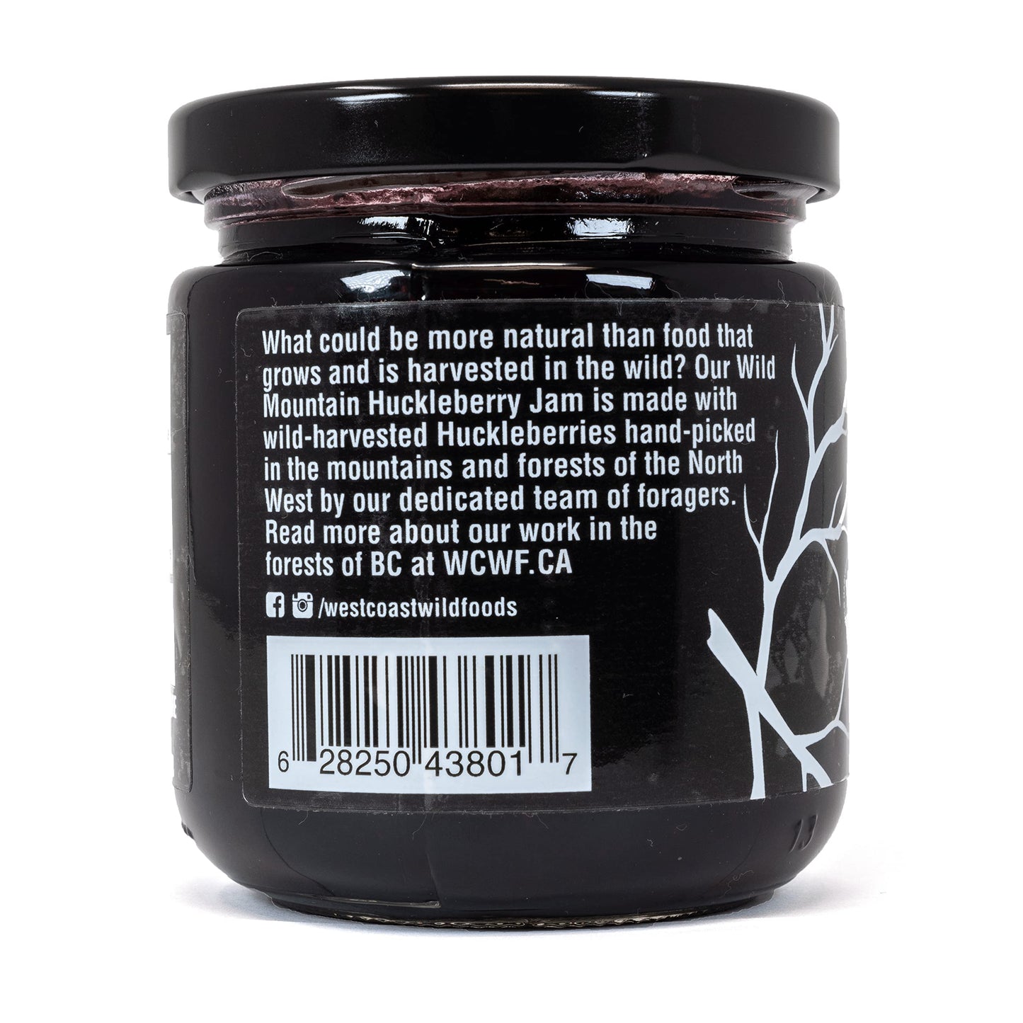 West Coast Wild Foods Wild Huckleberry Jam - 11.5 oz (326 g) - Local Flavor
