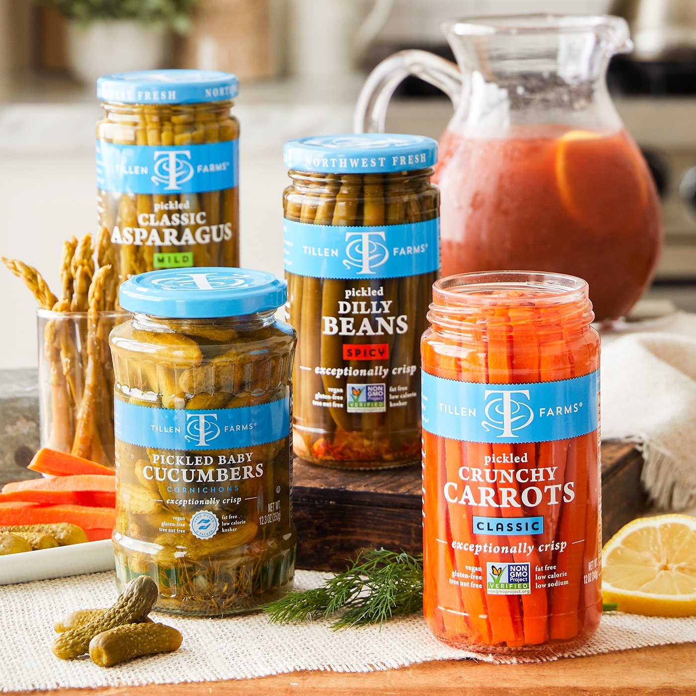 Tillen Farms Bloody Mary Collection 4 Piece Set