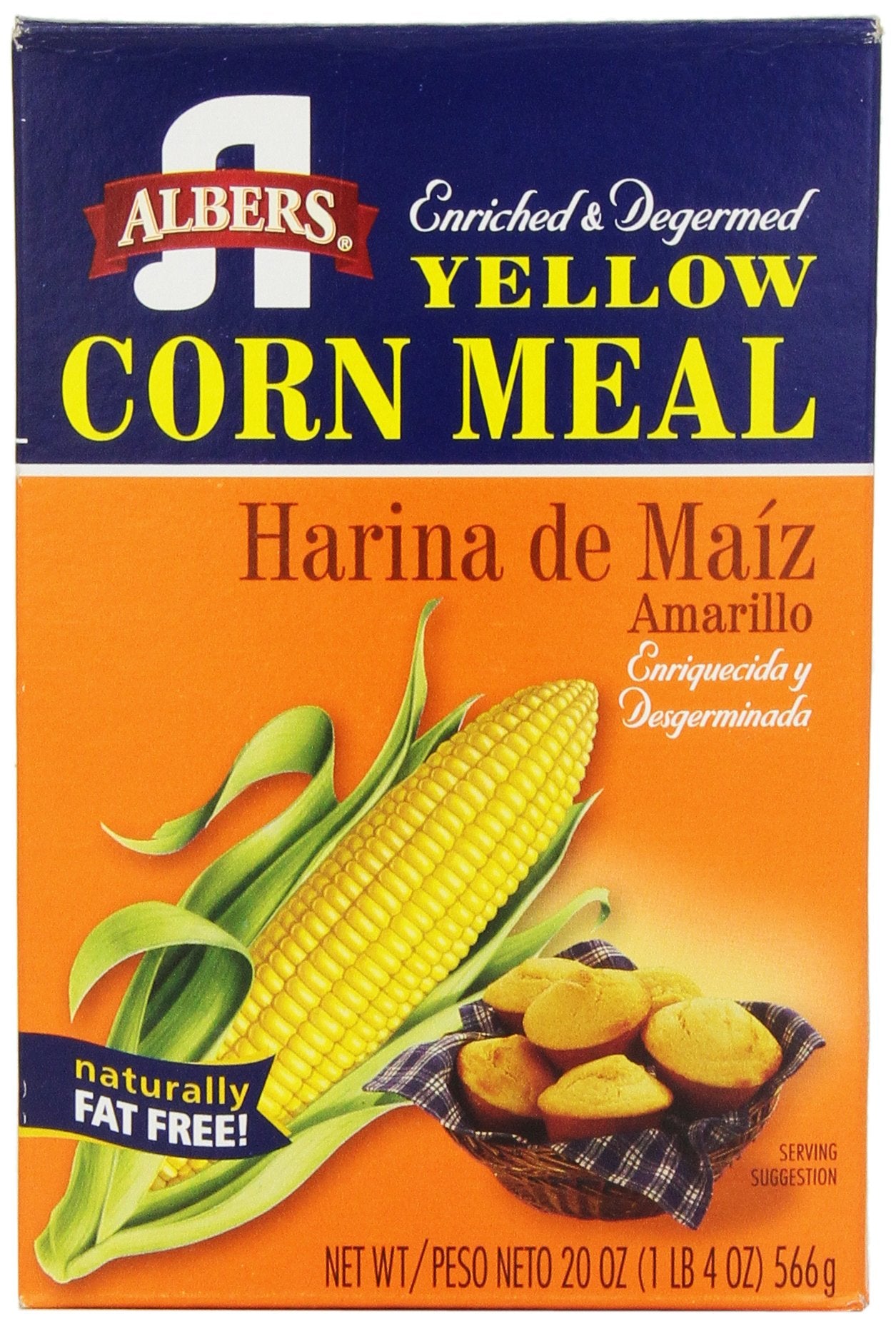 Albers Yellow Corn Meal, 20 oz (Pack of 1)