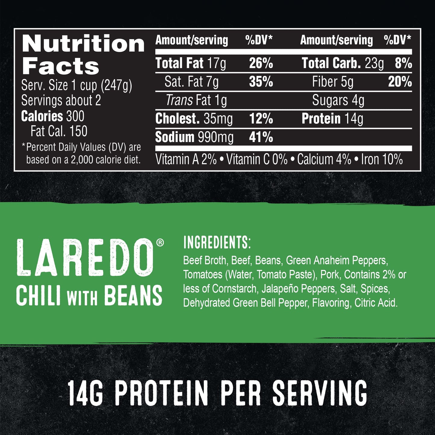 STAGG Laredo Chili With Beans, 15 Oz