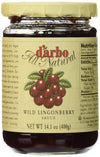 D'arbo Lingonberries In Jars, 14.1 Ounces