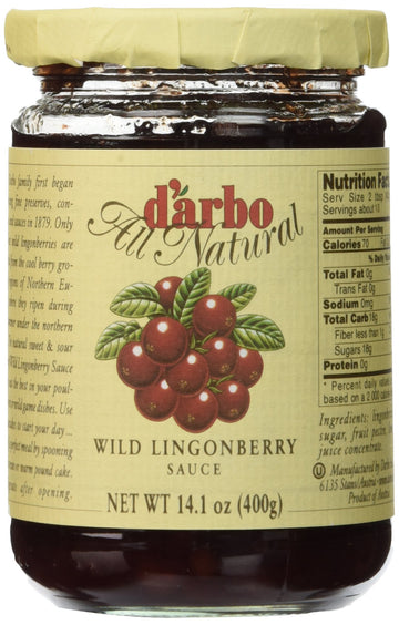 D'arbo Lingonberries In Jars, 14.1 Ounces