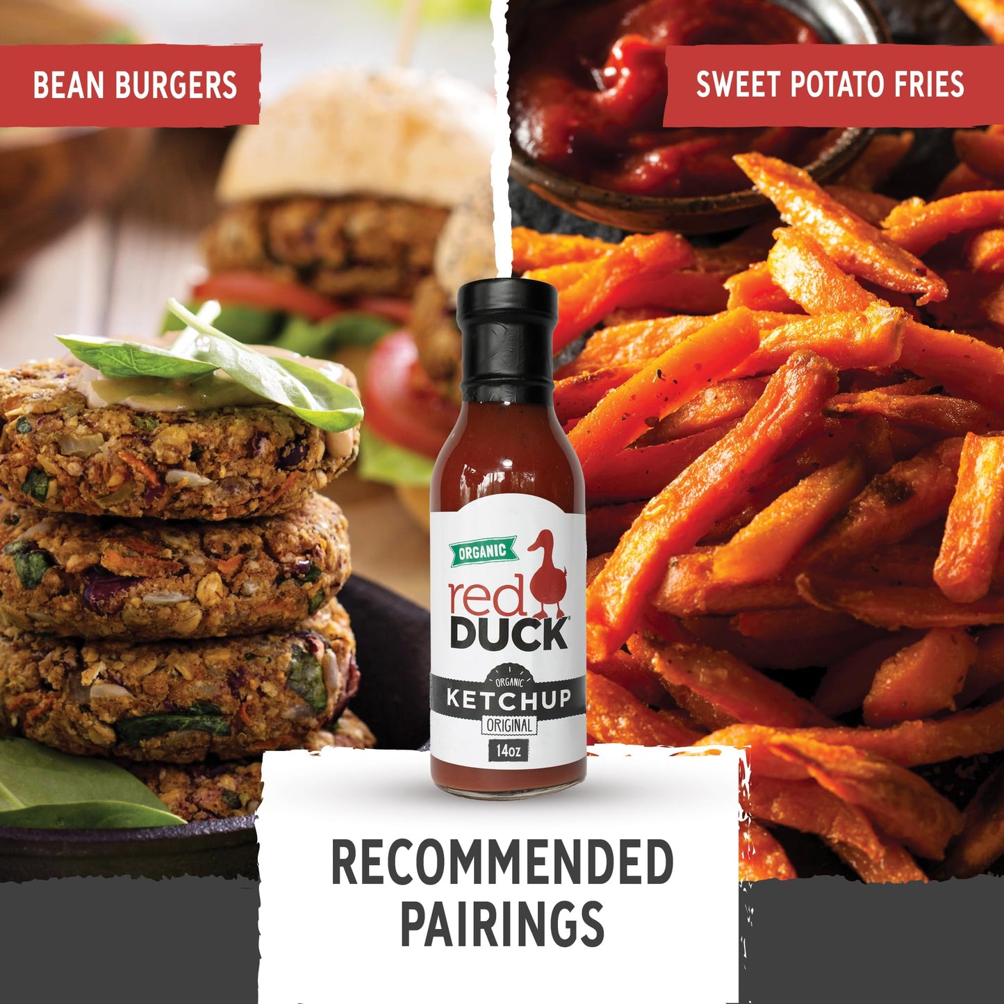 Red Duck Original Organic Ketchup - Gluten-Free, All Natural (Original, 14 fl. oz.)
