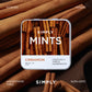 SIMPLY MINTS Natural Cinnamon Breath Mints, 6 Pack (180 Pieces), Made with Real Cinnamon Oil | Aspartame-Free, Sorbitol-Free, Xy