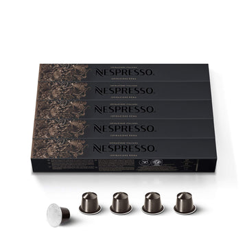 Nespresso Roma Intenso Medium Roast Coffee Pods, 50 Count, Original Line